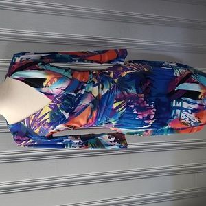 SALE! Boston Proper Tropical Designed Dress